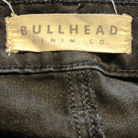 Bullhead Denim Co Womens Jeans 27 Black Midrise skinniest Cotton blend Stretch - Picture 5 of 9